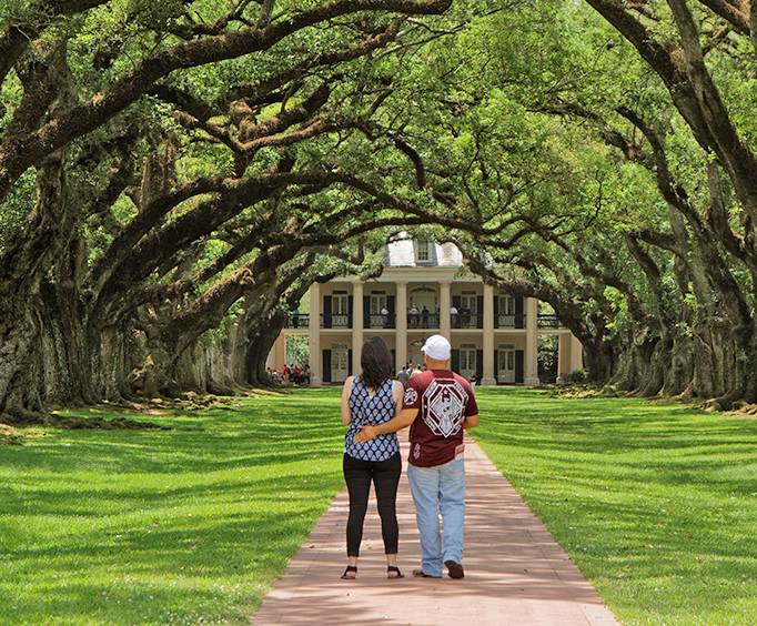 Oak Alley Plantation in Vacherie, LA near New Orleans, LA
