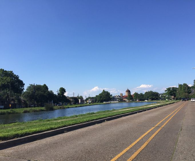 Bayou St. John in New Orleans