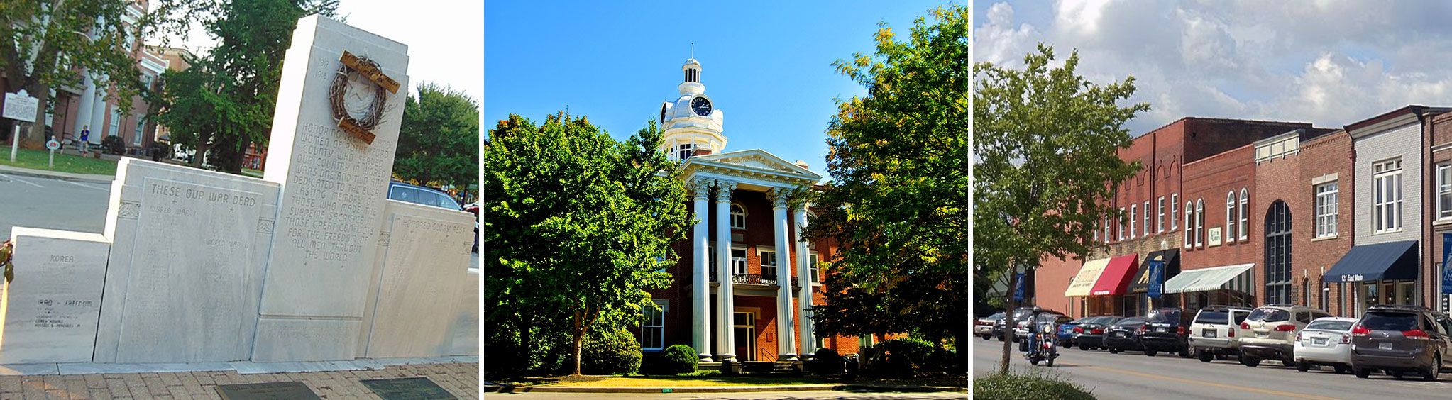 Historic Square in Murfreesboro near Nashville