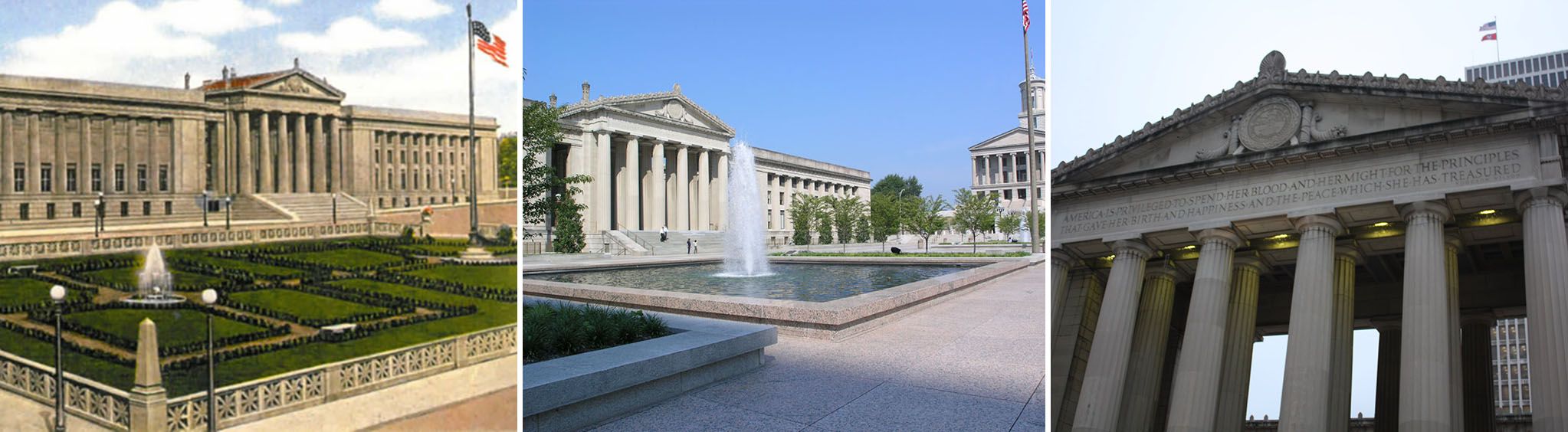 War Memorial Plaza in Nashville