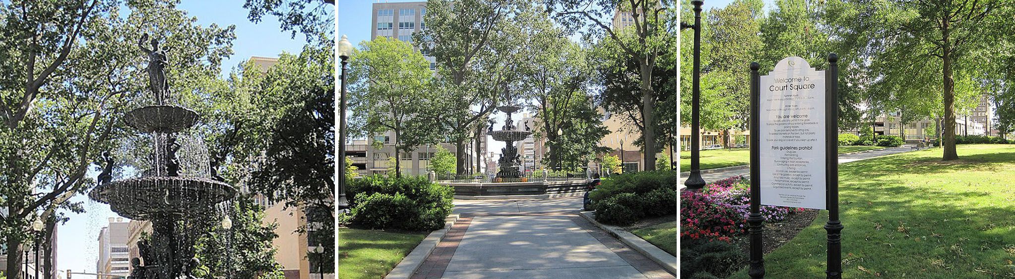Historic Court Square Fountain