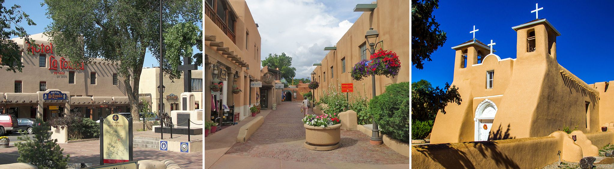Taos Plaza in Taos, NM