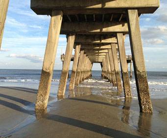 Tybee Island Beach near Savannah, GA