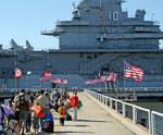 Dock at USS Yorktown Dock at USS Yorktown