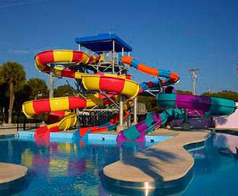 Water slides