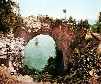 Arch Rock on Mackinac Island, MI