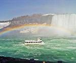 Rainbow over the falls Rainbow over the falls