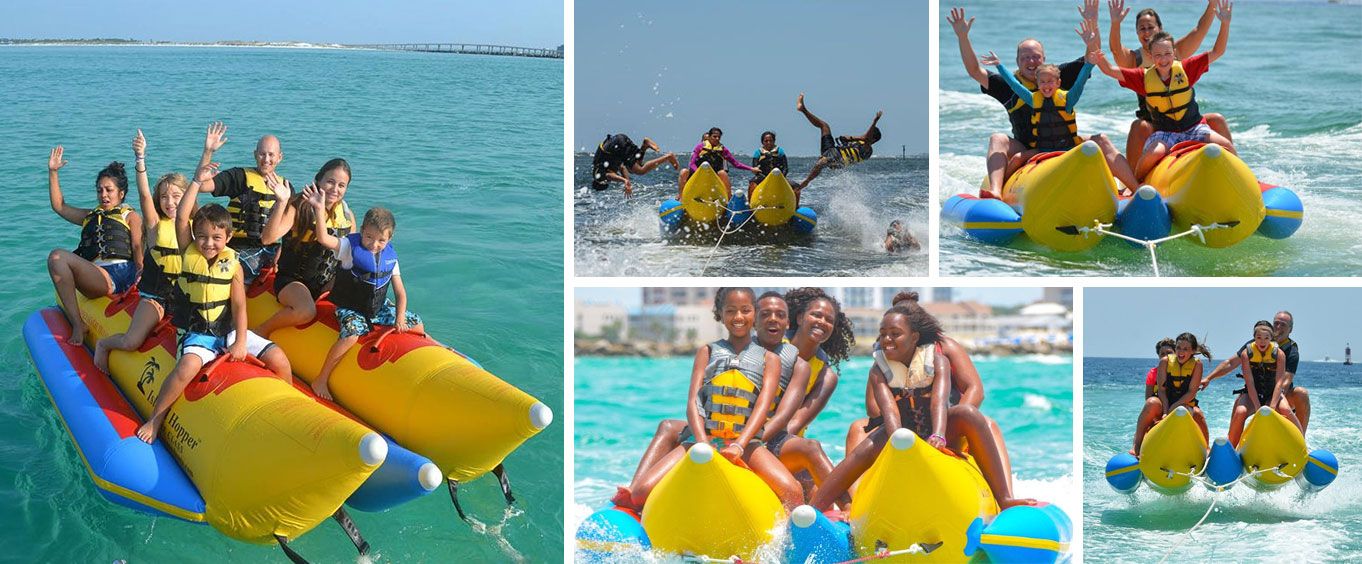 Fun on a Private Banana Boat Tour