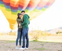 Couple on the Albuquerque Sunrise Balloon Ride