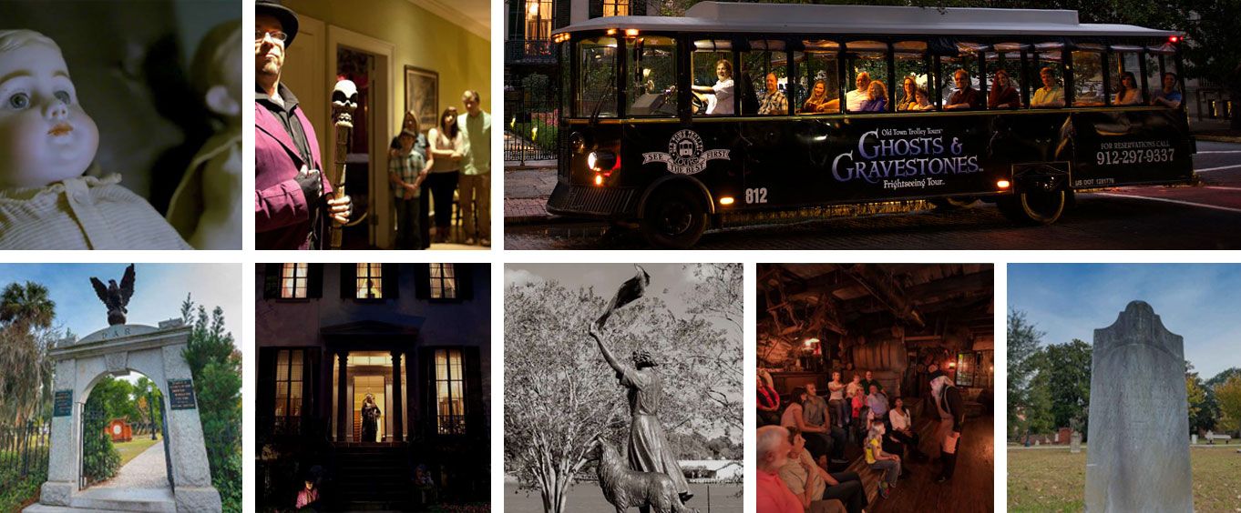 Sights on the Ghosts And Gravestones of Savannah Bus Tour