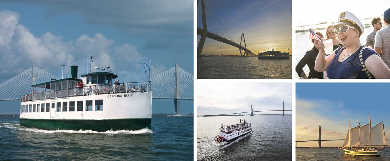 Charleston Harbor Tour Collage