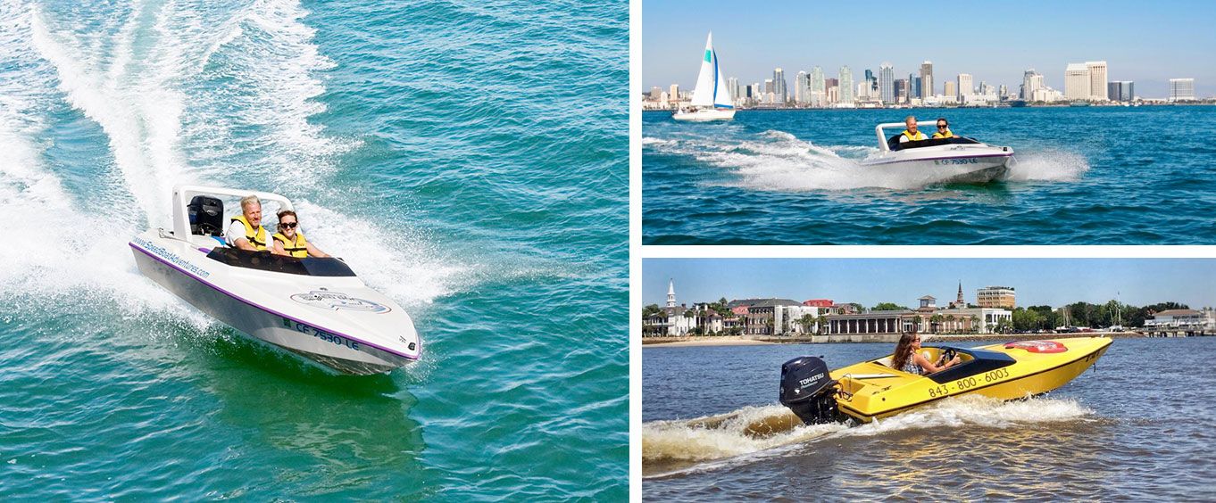 Excitement with Charleston Speed Boat Adventures