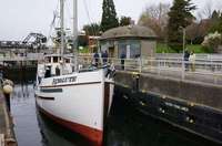 Fishing boat in the loch