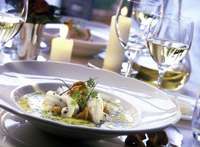 Poached Sole Fillet and Chanterelles