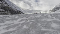 Walking on Athabasca Glacier Bindlestiff Tours