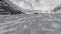 Walking on Athabasca Glacier Bindlestiff Tours