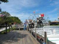 our airboat tourguide and us