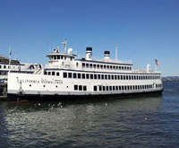 Hornblower Cruises, guests on the shore