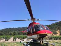 Napa wine tasting and food pairing by helicopter