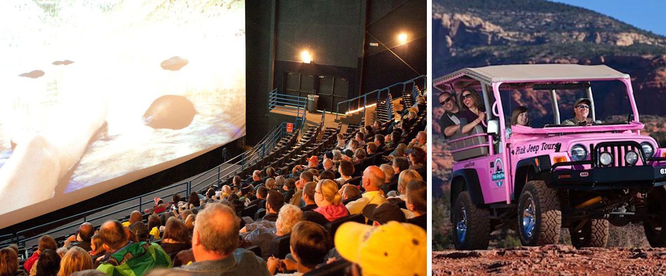 Adventure on the Grand Canyon East Rim Drive by Jeep and Imax Movie