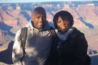 Me and my wife at the Grand Canyon