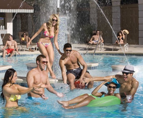Outdoor Pool at New York New York Hotel And Casino