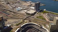 Petco Field, San Diego Bay and Coronado Bridge