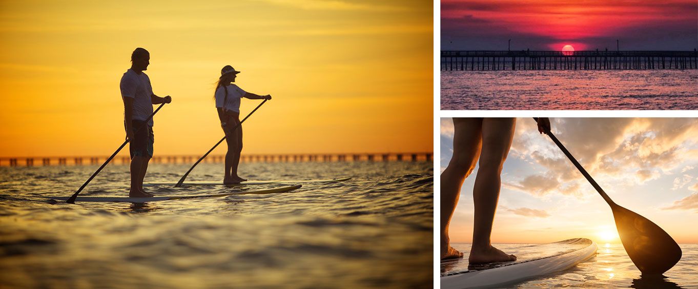 Experience a Sunset Stand Up Paddlebard Tour or Linkhorn Bay