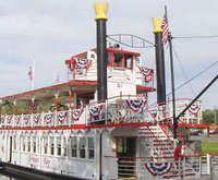 Princess Kay Paddlewheel Riverboat Sightseeing Cruise on the Wisconsin Dells, paddle boat