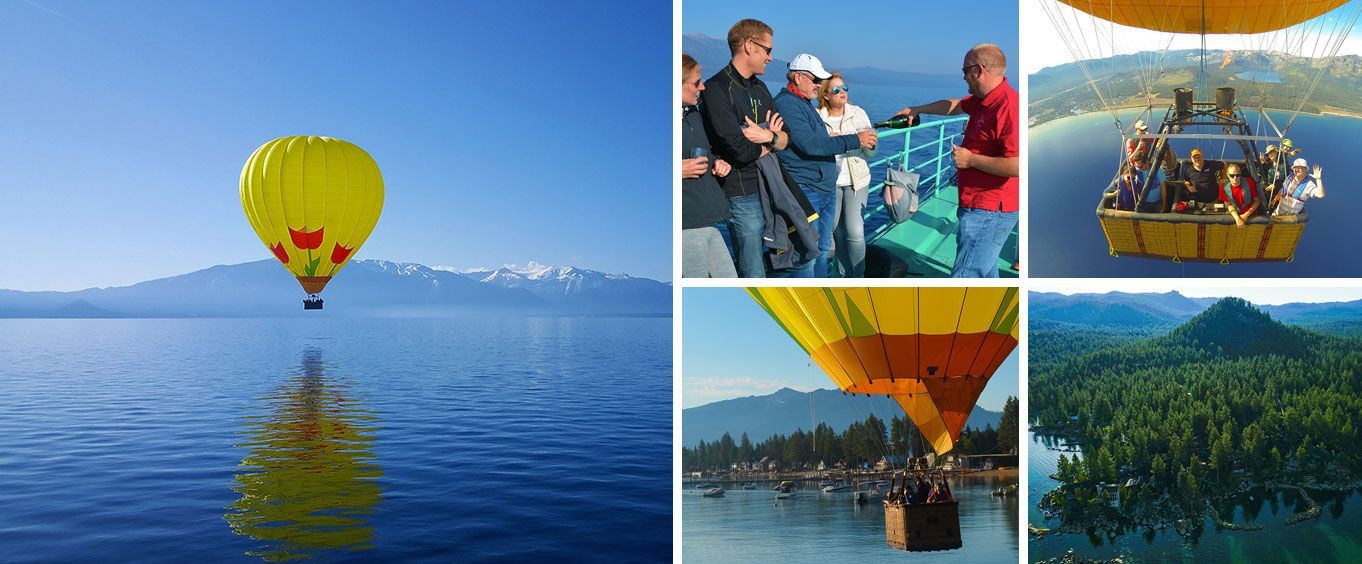 Lake Tahoe Balloons Collage
