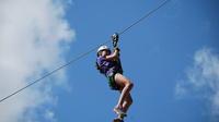 Over a thousand feet of Ziplines!