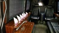 8 pax Mercedes Benz limo interior