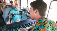 Live band on board the bus!