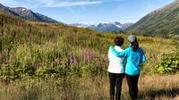 Taking in the beauty of the Alaskan backcountry