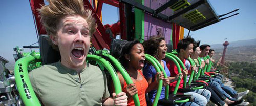 Six Flags Magic Mountain Admission Tour, rides