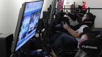Get behind the wheel in one of 10 Forza simulators