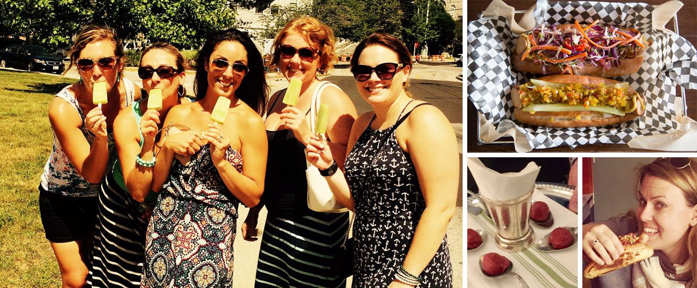 Newport Neighborhood Food Tour Collage