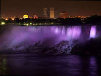 Night Lights on Niagara Falls