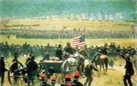Historic battlefield of Gettysburg