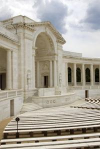 The Arlington Memorial Amphitheater seats about 4,000 people