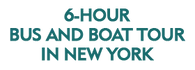 6 Hours Bus and Boat Tour in New York