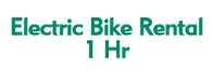 Electric Bike Rental 1 Hr