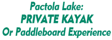 Pactola Lake: Private Kayak Or Paddleboard Experience 2024 Schedule