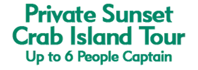 Private Sunset Crab Island Tour Up to 6 People Captain Schedule