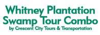 Whitney Plantation / Swamp Tour Combo. by Crescent City Tours & Transportation
