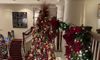 Carolina Opry Christmas decorations in the lobby.