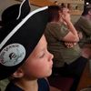 Children in Pirate Hats watching the Show