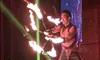 Fire Twirling at Le Grand Cirque Myrtle Beach