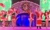 Singing at Christmas on Ice