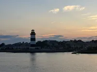 View of the Lighthouse at Sunset